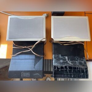 Bose Virtually Invisible 191 In Wall or In Ceiling Speakers One Pair -white